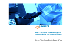 MEMS capacitive accelerometers for Instrumentation and