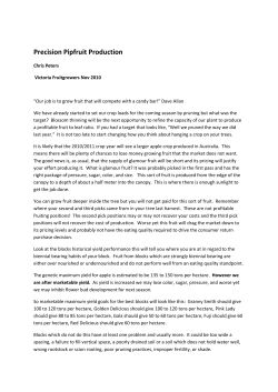 Precision Pipfruit Production