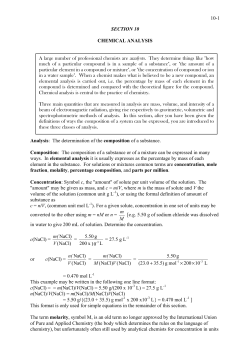 Let`s talk chemistry chapter ten
