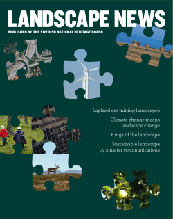 Lapland ore mining landscapes Climate change means landscape