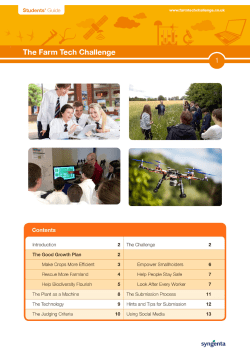 The Good Growth Plan - Farm Tech Challenge UK
