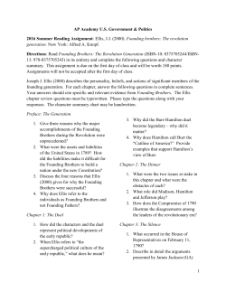 Founding Brothers (2000) Study Guide