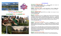 18 DECEMBER 2014 - 11 JANUARY 2015