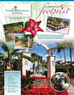 florida friendly - Florida Botanical Gardens