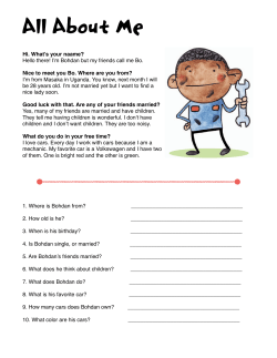 All About Me - My English Images