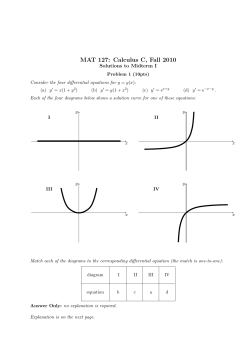 Solutions - Stony Brook Math Department