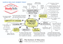 robert frost - Institute of Education