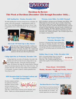 Davidson In Review This Week at Davidson (December 12th