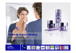 Financial Analyst Meeting