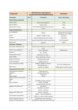 Compound Phenyloctane and Isomers (read