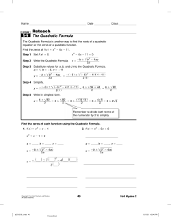 Reteach 5-6 - Humble ISD