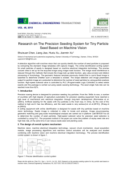 Research on The Precision Seeding System for Tiny Particle