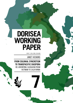 Janet Hoskins: From Colonial Syncretism to Transpacific