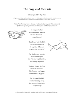 The Frog and the Fish