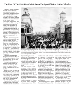 The View Of The 1904 World`s Fair From The Eyes Of Editor Nathan