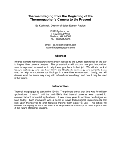 Thermal Imaging from the Beginning of the