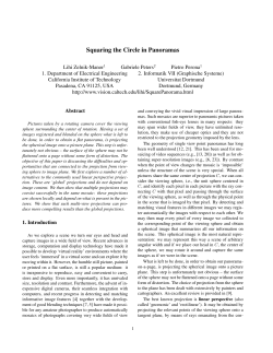Squaring the Circle in Panoramas