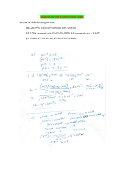 Solution for the second major exam