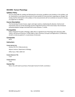 Syllabus - Biology - University of Florida