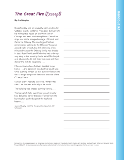 Handout 3.1. The Great Fire (Excerpt) by Jim Murphy