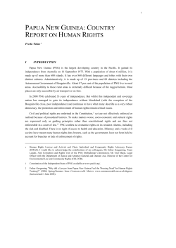 strategies for the future: protecting rights in the pacific