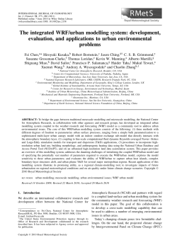 The integrated WRF/urban modelling system