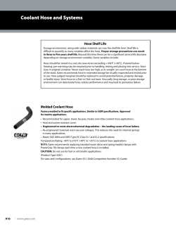 Coolant Hose and Systems