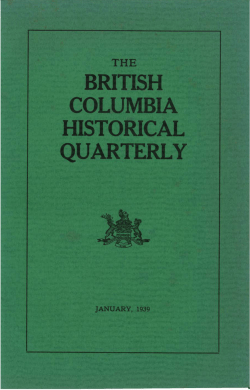 british columbia historical quarterly
