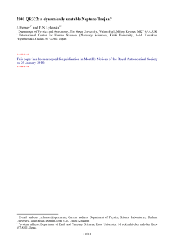 2001 QR322: a dynamically unstable Neptune