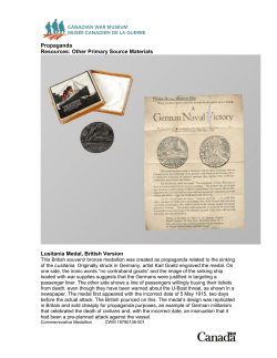 Other Primary Source Propaganda Materials