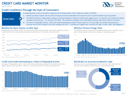 credit card market monitor - American Bankers Association
