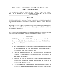 THIS AGREEMENT made and entered into this ___ day of ___, 2017