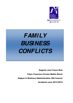 family business conflicts