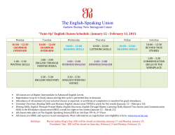 The English-Speaking Union