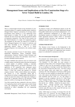 Management Issues and Implications at the Pre