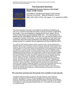 NAS Report - American Chemical Society