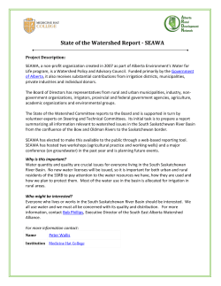 State of the Watershed Report