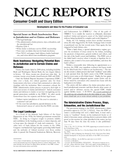 NCLC Reports - National Consumer Law Center
