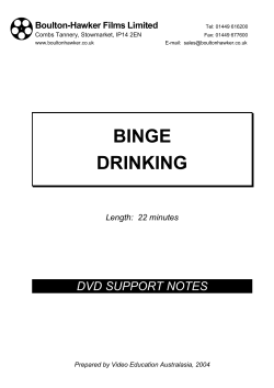 Binge Drinking Video
