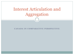 Interest Articulation