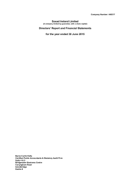 Sosad Ireland Limited Directors` Report and Financial Statements for