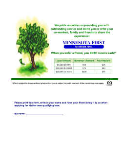 Refer A Friend - Minnesota First