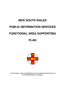 NEW SOUTH WALES PUBLIC INFORMATION SERVICES