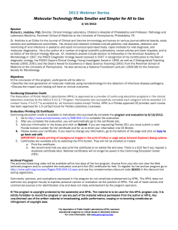 Molecular Technology Made Smaller and Simpler for All to Use