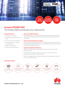 Huawei ES3000 SSD - VECTOR SOLUTIONS