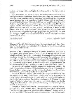 American Studies in Scandinavia, 39: 1, 2007