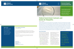 Federal Government Contracts and Grants for