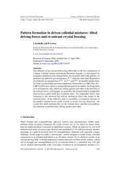 Pattern formation in driven colloidal mixtures: tilted driving forces