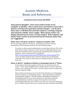 Austere Medicine Books