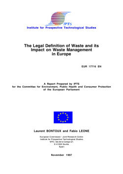 The Legal Definition of Waste and its Impact on Waste Management